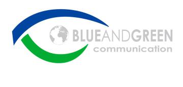 blue + green logo