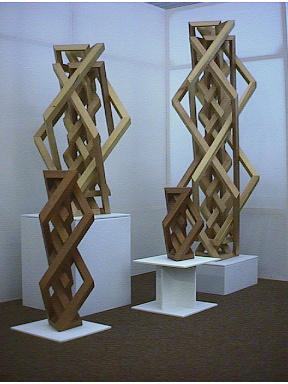 Single and Double Helices (wood)