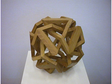 Octahedron Made Of Eight Knots (wood)
