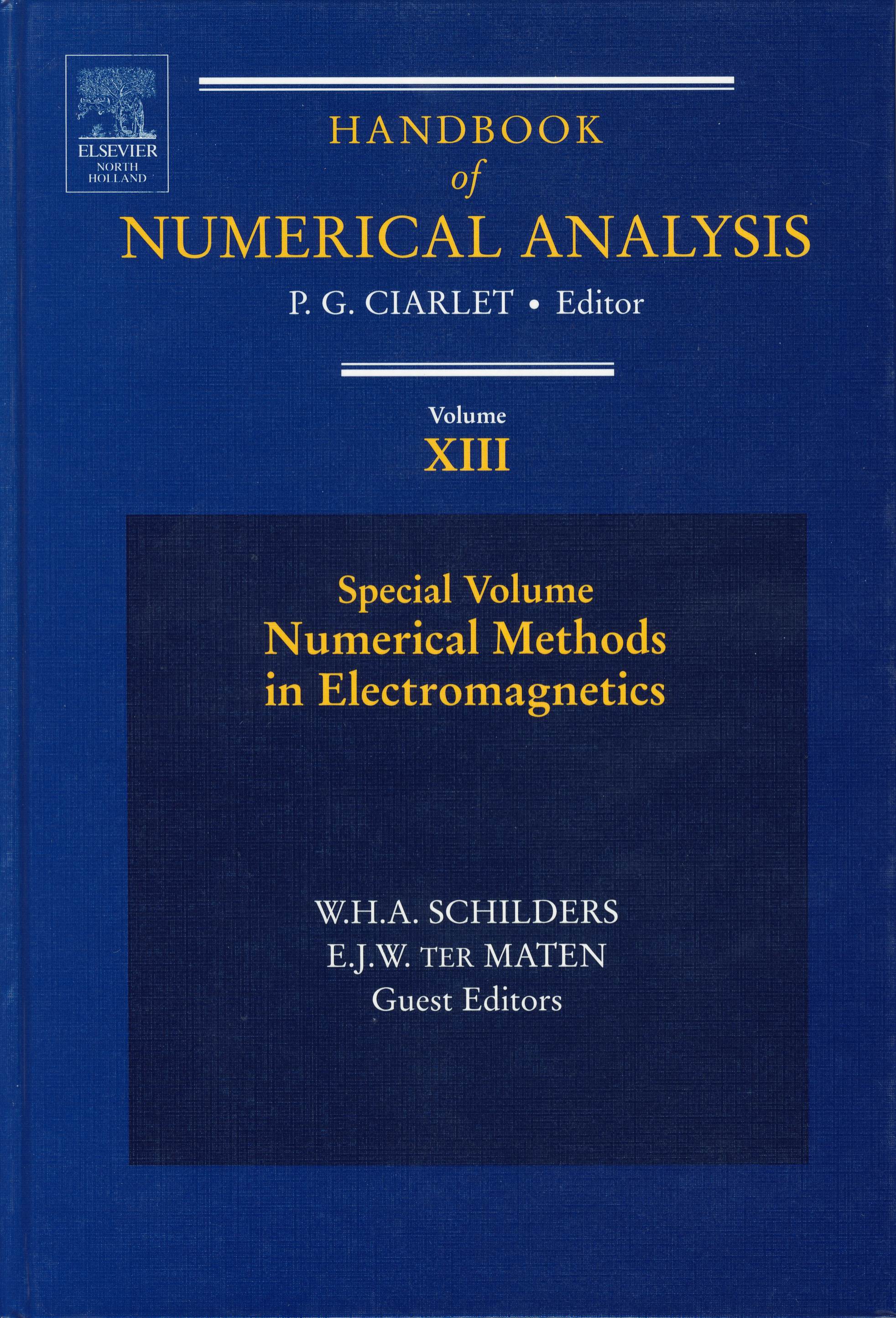 'Numerical Methods in Electromagnetics, Volume 13: Special Volume (Handbook of Numerical Analysis)' book cover