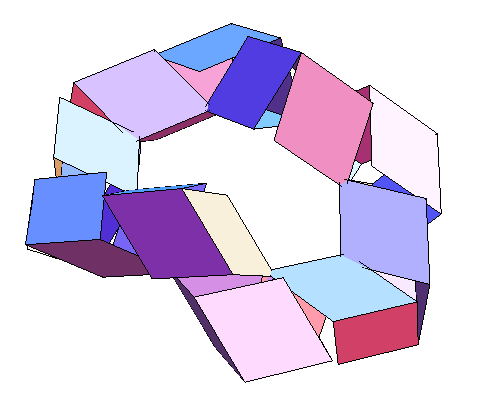 Strip for Octagon3[1,1,1,1], theta = 105 degree